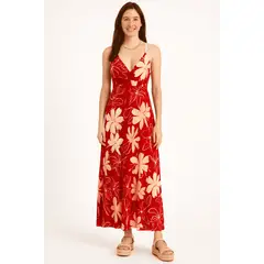 AMA OUTFITTERS - VESTIDO DE LINO ROMANTIC
