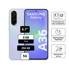 SAMSUNG - Celular Galaxy A36 256GB 8GB RAM - - VIOLETA CLARO