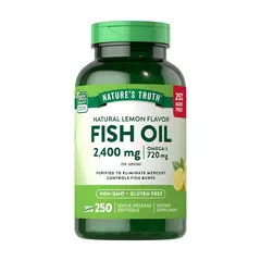NATURE'S TRUTH - Fish Oil 2400mg Omega 3 250 Capsulas