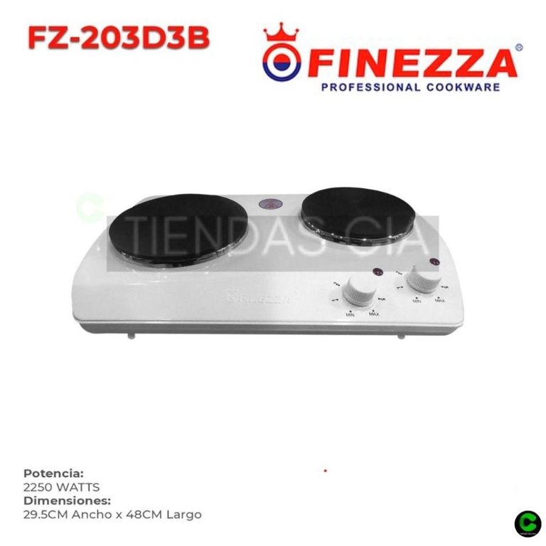 Cocina Eléctrica FZ-203D3B 2 Hornillas
