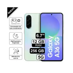 SAMSUNG - Celular Galaxy A36 256GB 12GB RAM - VERDE