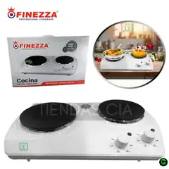 FINEZZA - Cocina Eléctrica FZ-203D3B 2 Hornillas