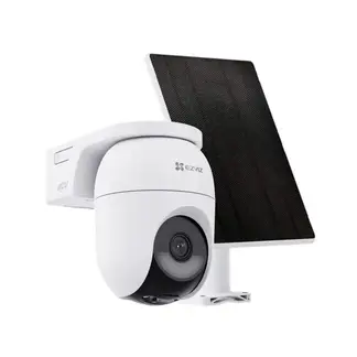 EZVIZ - Cámara de seguridad CB8 LITE 4MP Vista panorámica Batería Panel Solar