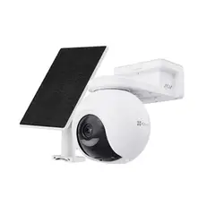 Ezviz - Cámara de seguridad CB8 Pro 4K con visión nocturna Batería Panel Solar