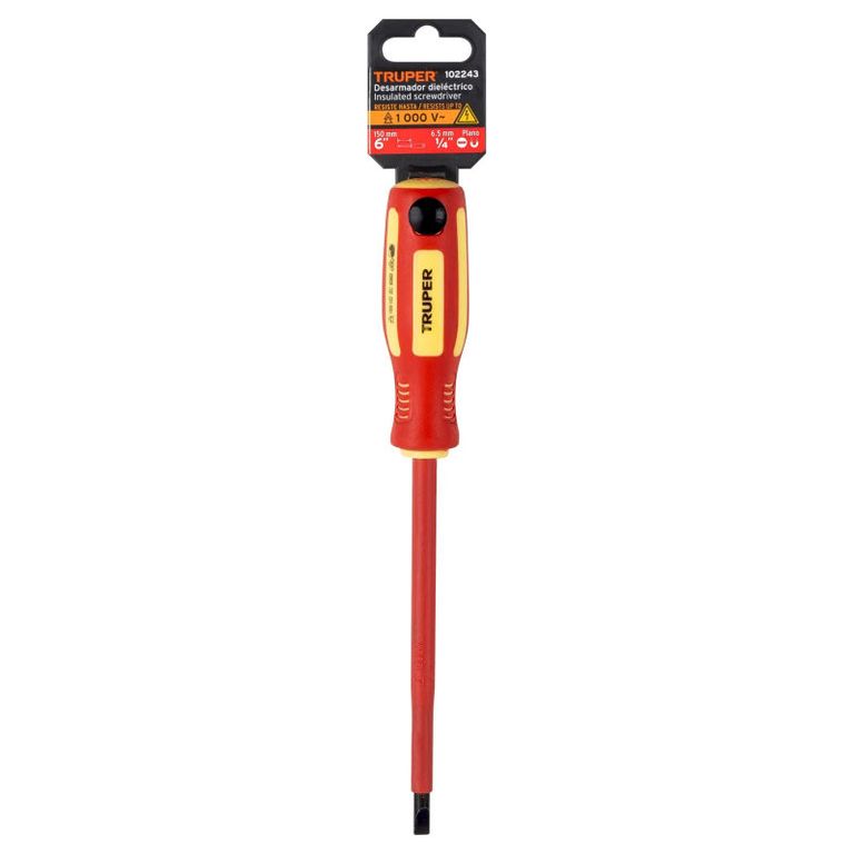 Desarmador dieléctrico plano 14 x 6 - 102243