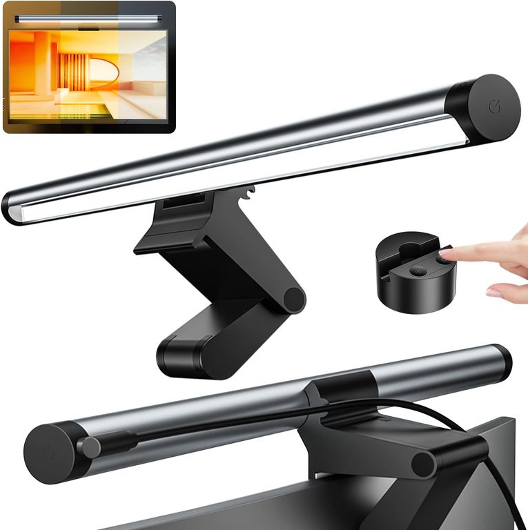 Lámpara Luz LED Para Monitor Regulable Con Control