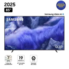 SAMSUNG - Televisor QLED 85" Visión AI Smart TV QN85QEF1 - Nuevo 2025