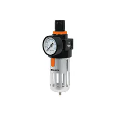 Truper - Filtro y regulador presión de aire cuerda 14 NPT - 18238