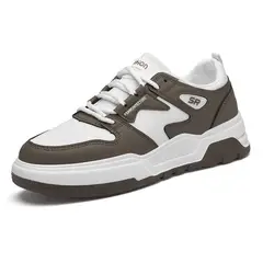 GENERICO - ZAPATILLA PARA HOMBRE FASHION ACTION BLANCOBEIG OSCURO-6607