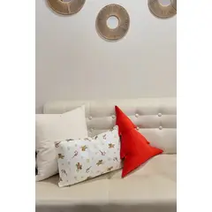 ZALMOHADAS - Pack Navideño Rojo Cojines + Árbol 30x50 cm 30x45 cm