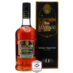GENERICO - RON SANTIAGO DE CUBA 11 AÑOS AÑEJO SUPERIOR