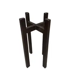 GENERICO - PORTAMACETA DE MADERA MARRON 50x20CM