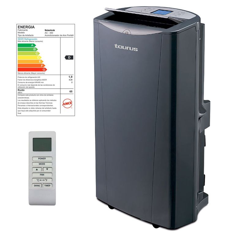 Aire Acondicionado 3 en 1 Enfría Ventila y Deshumedece 12,000 BTU