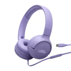 JBL - Audifonos Tune 520C con Cable USB-C Morado