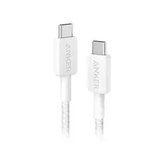 ANKER - Cable A81F7H21 USB-C a USB-C 3m Blanco