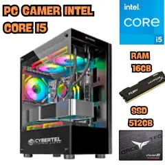 INTEL - COMPUTADORA PC RGB CORE I5 SSD 500GB RAM 16GB