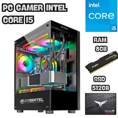 INTEL - COMPUTADORA PC RGB CORE I5 SSD 500GB RAM 8GB