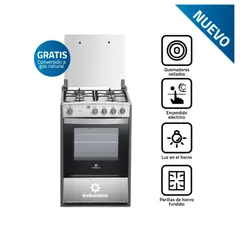 INDURAMA - COCINA VIENA GRIS 4 HORNILLAS