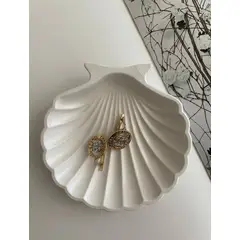 GENERICO - Joyero Conchita Abanico Hecho en Resina Artesanal