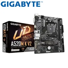 GIGABYTE - Motherboard A520M K V2 rev 10 Chipset AMD A520 Socket AM4 Micro ATX