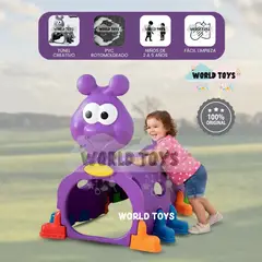 BABY - Tunel Gusanito para Niños «BUGSY GUSANITO» de Lujo Purple