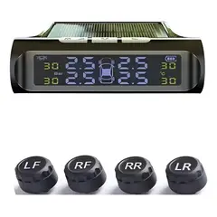 GENERICO - Medidor Digital De Aire Tpms Solar Para Llantas