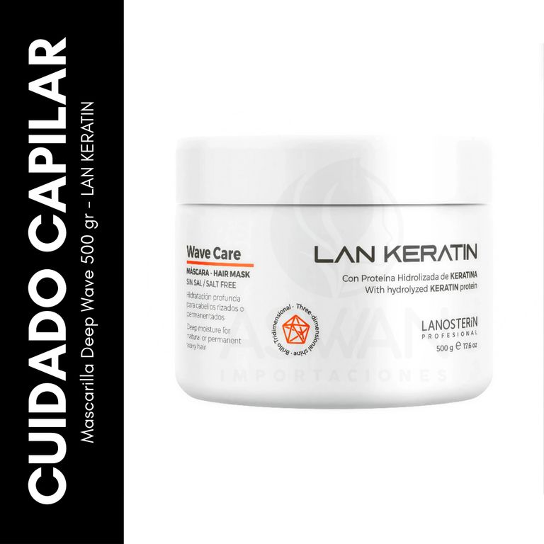 Mascarilla Deep Wave 500 gr - LAN KERATIN