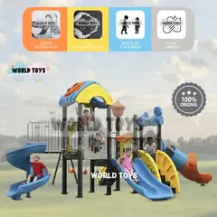 BABY - Centro de Juegos Castillo con Columpios «WONDER NEST» Blue