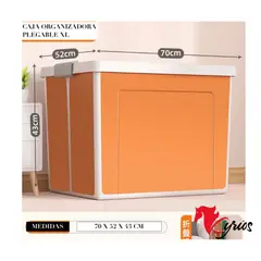 NO LOGO - CAJA PLEGABLE PARA ORGANIZAR Y ALMACENAR OBJETOS INCLUYE TAPA