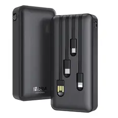 GENERICO - Cargador Portátil 1Hora 20000 mAh Universal para Celulares y Tablets