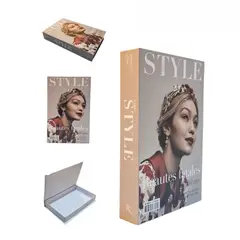 GENERICO - Libro Decorativo Tipo Baúl Style