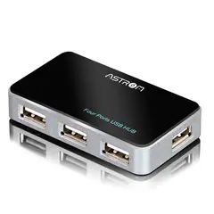 ASTROM - HUB USB 4 puertos para PC o MAC - - VERSION 2.0