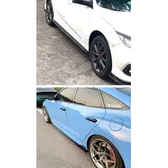 GENERICO - LIP difusor spoiler lateral universal body kit para auto