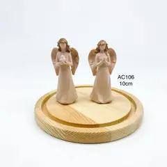 FLORIPA - Ángel Decorativo De 10Cm Rezando Set De 2 AC106 FLORIPASTORE