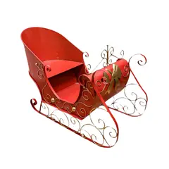 FLORIPA - Trineo De Navidad De Metal De 49Cm FM30 FLORIPASTORE