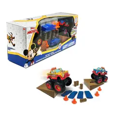 DISNEY CLASICOS - SET CAMIONETAS DE CARRETERA DISNEY JUNIOR MICKEY MOUSE