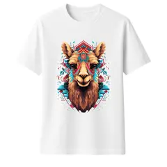 AQUA&MODA - Polo 100% Algodón Estilo Clasico Unisex AquaModa Logo LLama POLL2