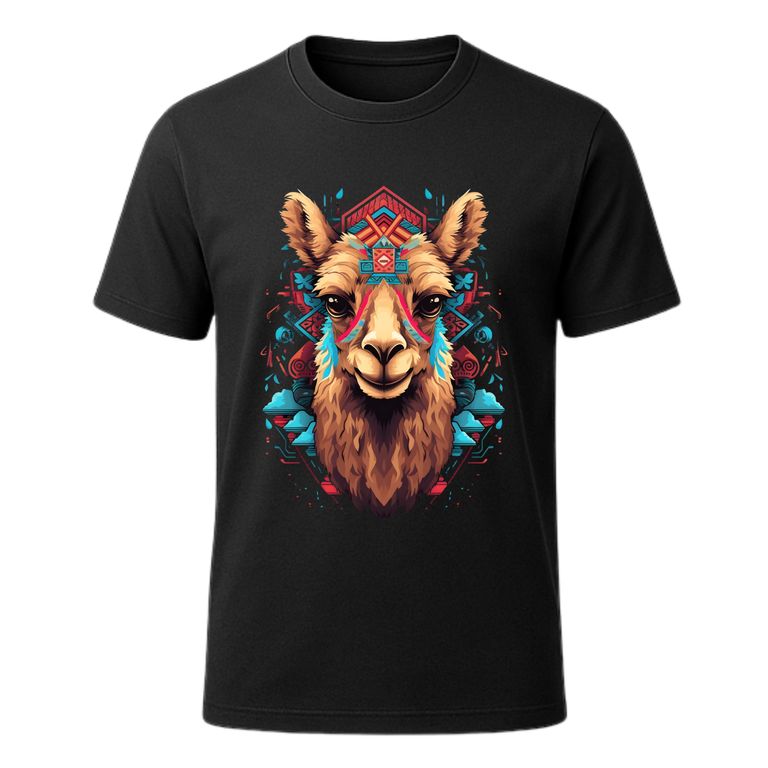 Polo 100% Algodón Estilo Clasico Unisex AquaModa Logo LLama POLL2