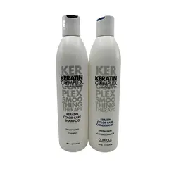KERATIN COMPLEX - Coppola Set de Shampoo y Acondicionador para Cuidado del Color 400 ml