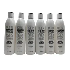 KERATIN COMPLEX - Coppola Set de 6 Shampoo para Cuidado del Color 400 ml cada uno