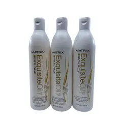 MATRIX - Biolage Shampoo Micro Oil Moringa Oil para Todo Tipo de Cabello 500 ml - Set de 3