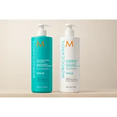 MOROCCANOIL - Set Shampoo y Acondicionador Reparador de Hidratación 500 ml