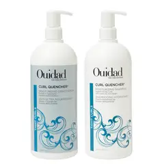 OUIDAD - Shampoo y Acondicionador Curl Quencher Hidratante 1000 ml cada uno