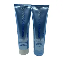 RUSK - Deep Shine Set de Shampoo y Acondicionador Color Hydratante 250 ml cada uno
