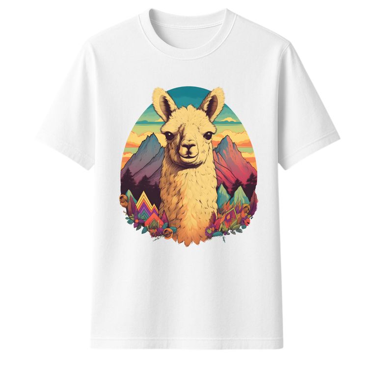 Polo 100% Algodón Estilo Clasico Unisex AquaModa Logo LLama POLL3