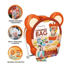 GENERICO - MOCHILA DE JUGUETE COCINA PORTATIL FASHION COLOR NARANJA