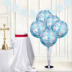 GENERICO - GLOBOS PARA FIESTA DE BAUTIZO