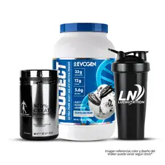 EVOGEN - IsoJect 26 Servicios - Cookie And cream + Creatina kevin levrone 500 g + Shaker