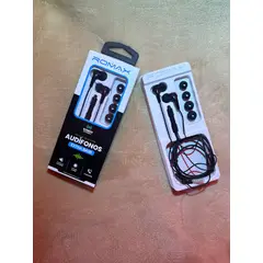 GENERICO - AUDIFONOS CON CONTROL DE VOLUMEN Y AISLAMIENTO DE RUIDO COLOR NEGRO