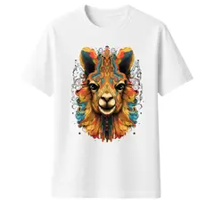 AQUA&MODA - Polo 100% Algodón Estilo Clasico Unisex AquaModa Logo LLama POLL5